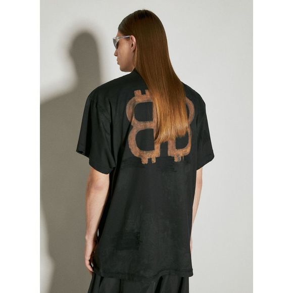 BALENCIAGA Logo Print T-Shirt - Picture 5 of 5